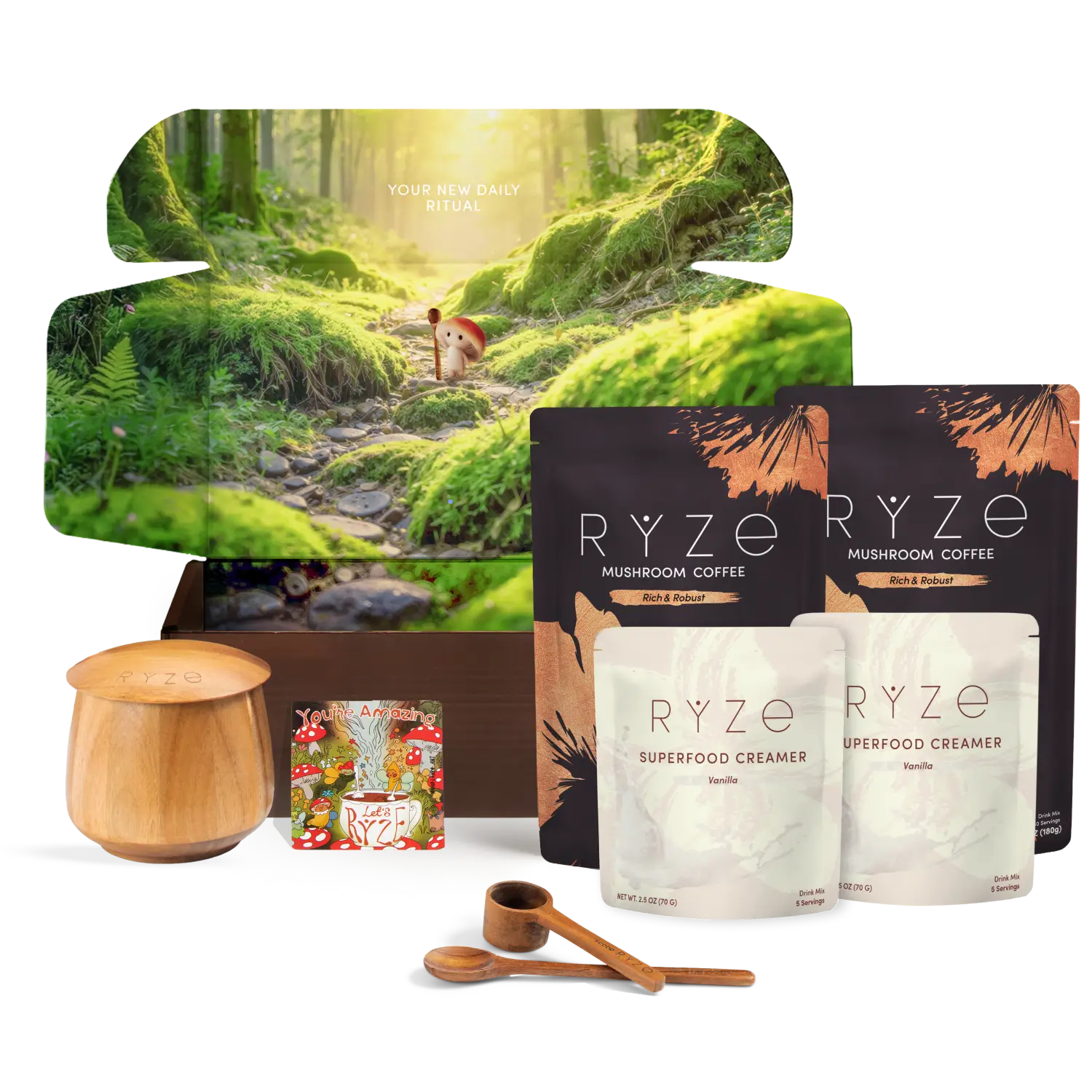 Ryze Dark Roast Ritual Set 3 Month Plan