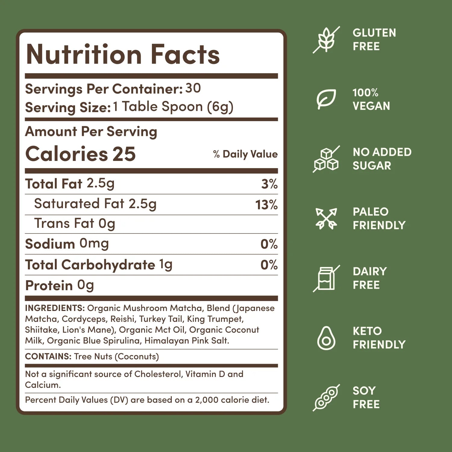 Mushroom Matcha (30 Servings)